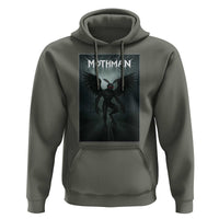 Mothman Hoodie Folklore Gothic Horror Cryptid Gift - Wonder Print Shop