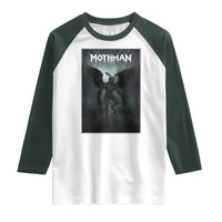 Mothman Raglan Shirt Folklore Gothic Horror Cryptid Gift - Wonder Print Shop