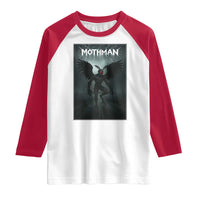 Mothman Raglan Shirt Folklore Gothic Horror Cryptid Gift - Wonder Print Shop