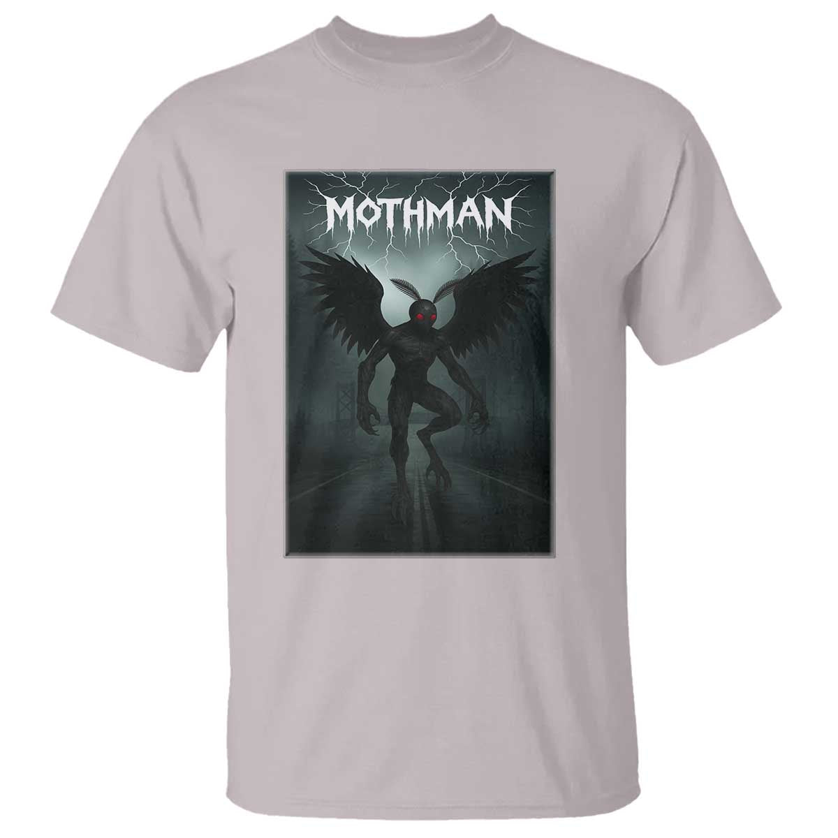 Mothman T Shirt Folklore Gothic Horror Cryptid Gift - Wonder Print Shop