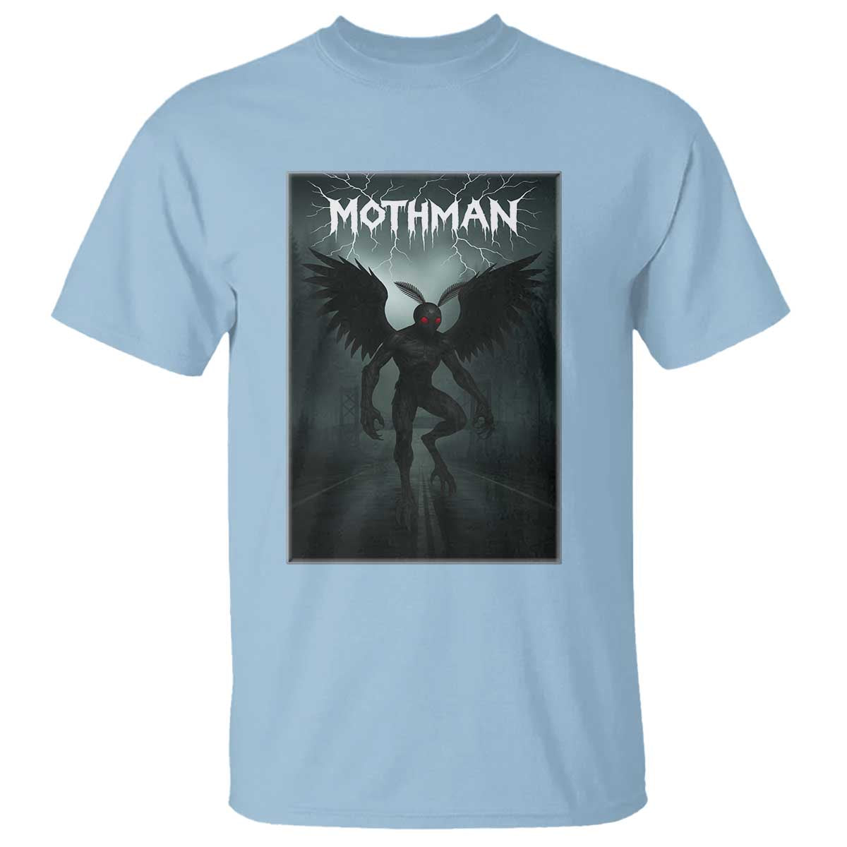 Mothman T Shirt Folklore Gothic Horror Cryptid Gift - Wonder Print Shop