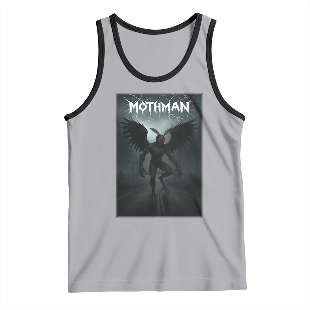 Mothman Tank Top Folklore Gothic Horror Cryptid Gift - Wonder Print Shop