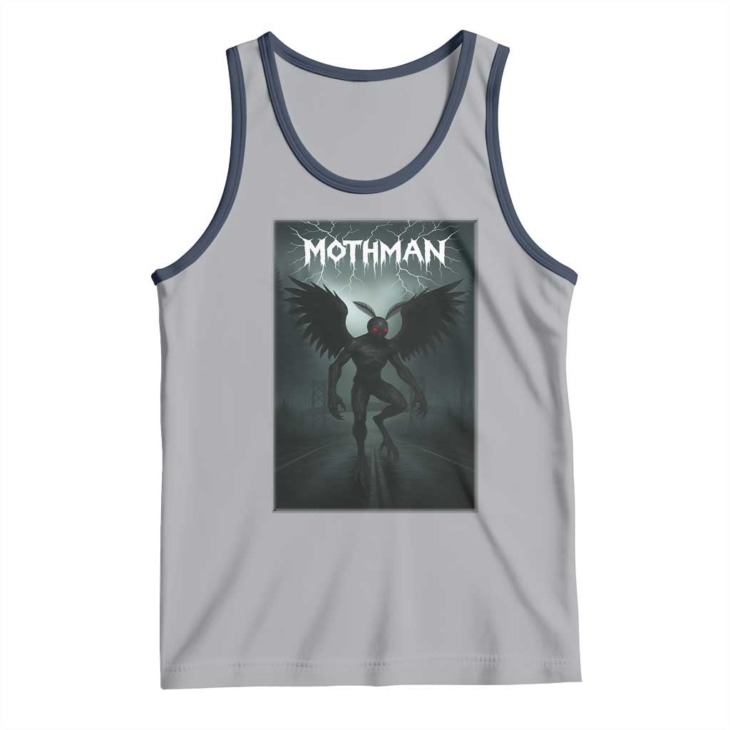Mothman Tank Top Folklore Gothic Horror Cryptid Gift - Wonder Print Shop