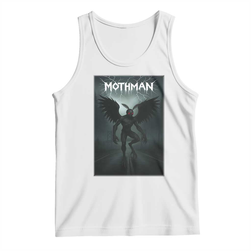 Mothman Tank Top Folklore Gothic Horror Cryptid Gift - Wonder Print Shop