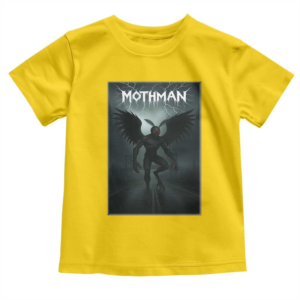 Mothman Toddler T Shirt Folklore Gothic Horror Cryptid Gift - Wonder Print Shop