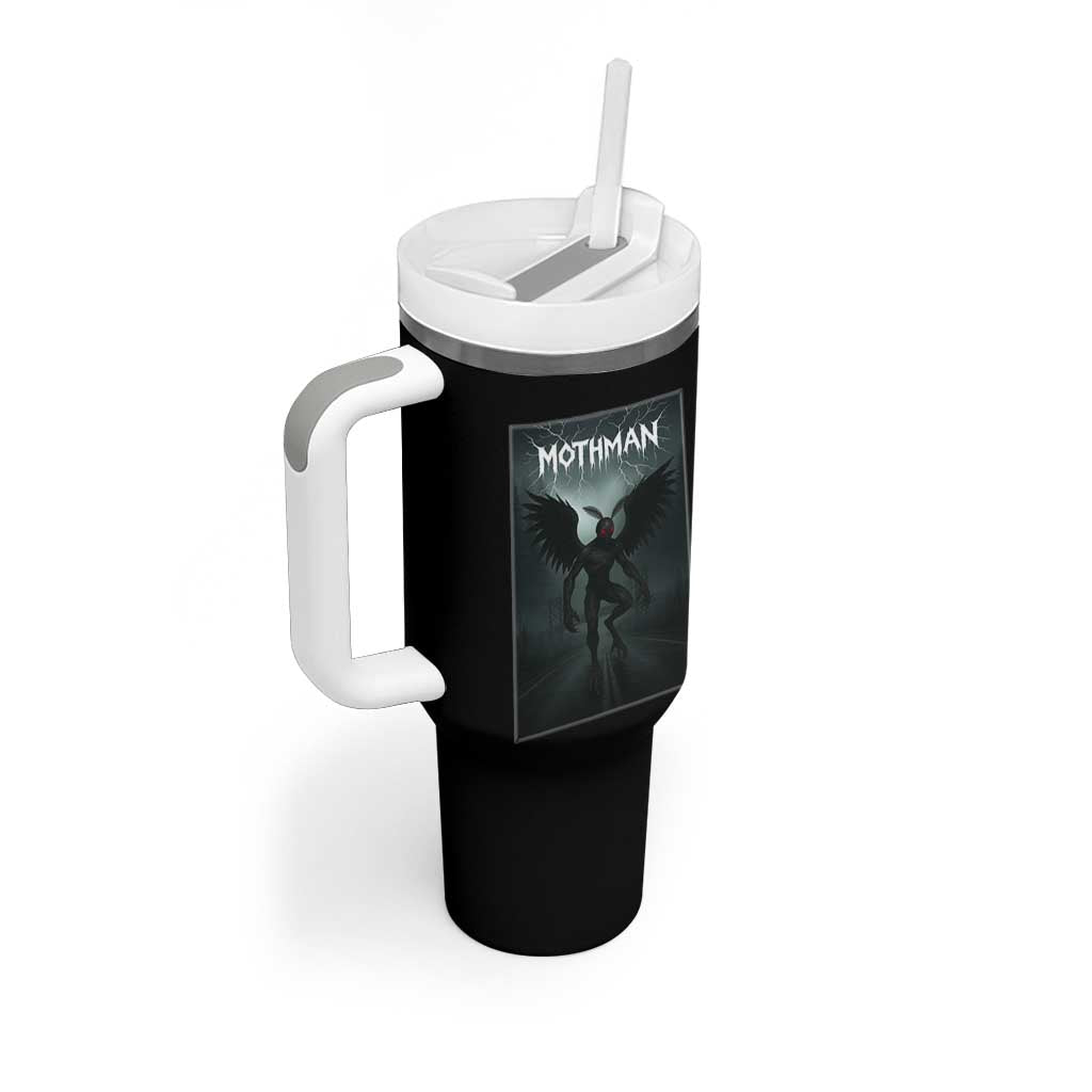 Mothman Tumbler With Handle Folklore Gothic Horror Cryptid Gift