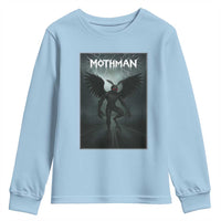 Mothman Youth Sweatshirt Folklore Gothic Horror Cryptid Gift - Wonder Print Shop