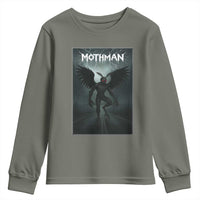 Mothman Youth Sweatshirt Folklore Gothic Horror Cryptid Gift - Wonder Print Shop