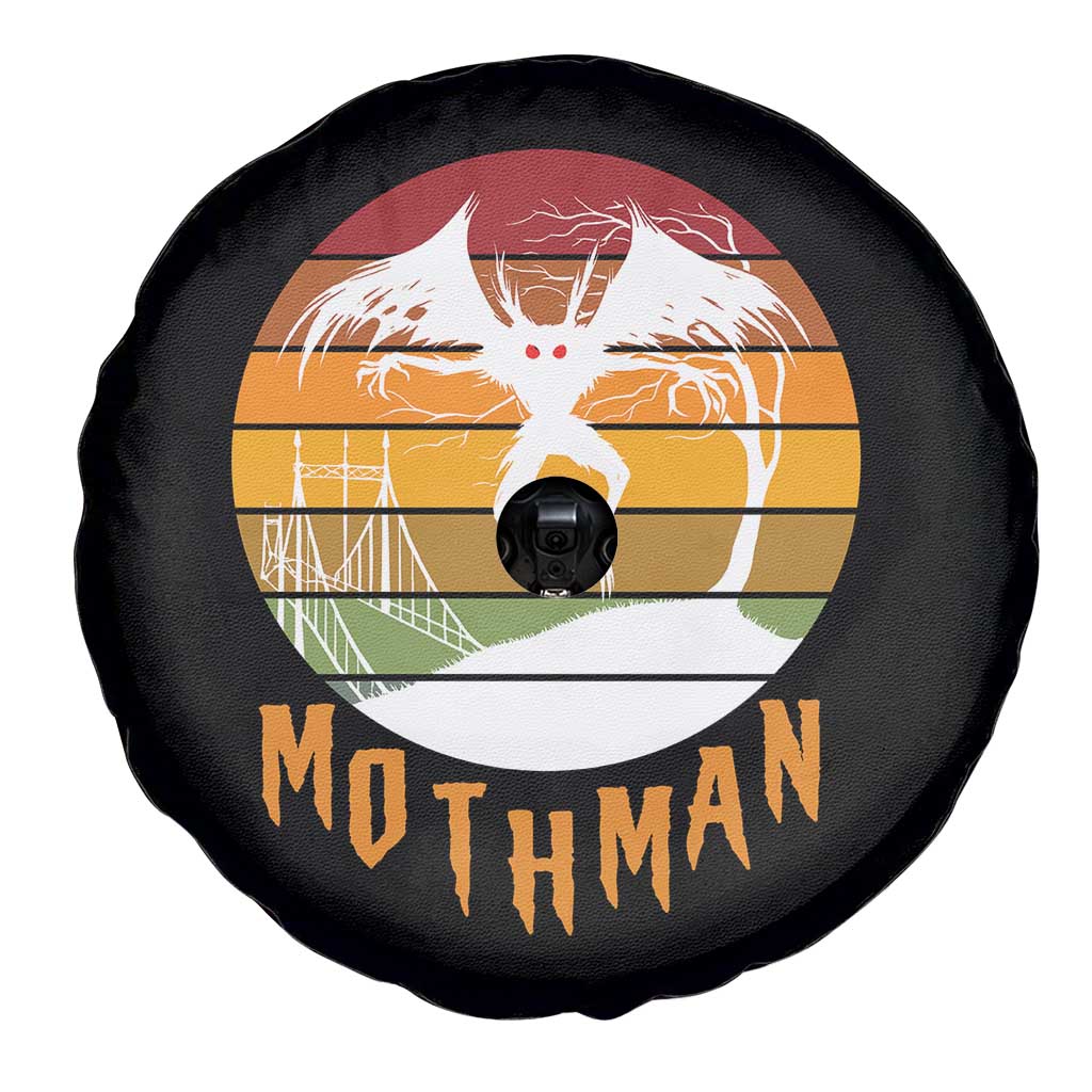 Mothman Spare Tire Cover Retro Vintage Cryptid Gothic Horror Gift - Wonder Print Shop