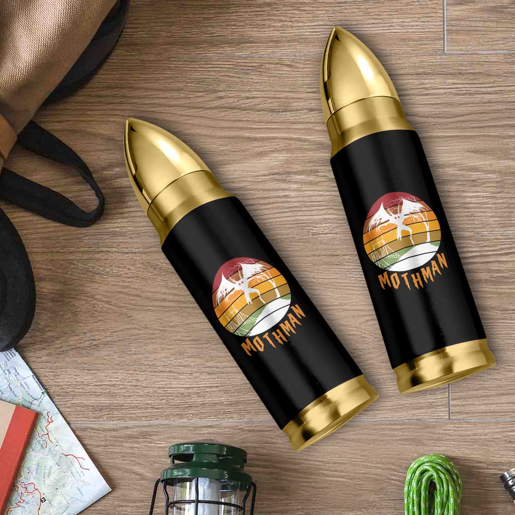 Mothman Bullet Tumbler Retro Vintage Cryptid Gothic Horror Gift