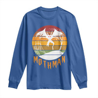 Mothman Long Sleeve Shirt Retro Vintage Cryptid Gothic Horror Gift - Wonder Print Shop