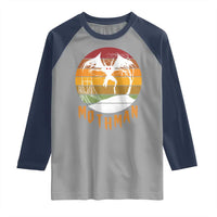 Mothman Raglan Shirt Retro Vintage Cryptid Gothic Horror Gift - Wonder Print Shop