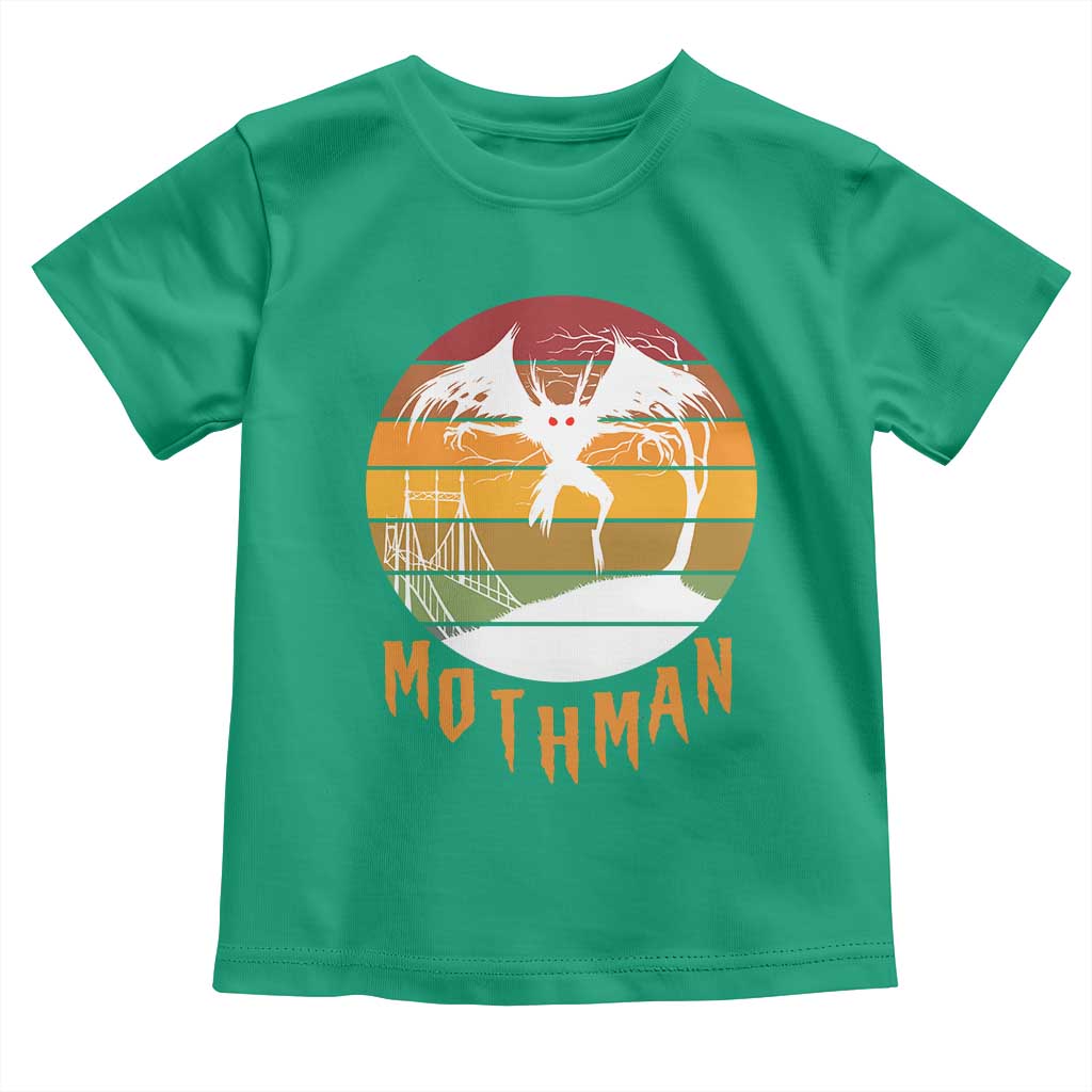 Mothman Toddler T Shirt Retro Vintage Cryptid Gothic Horror Gift - Wonder Print Shop