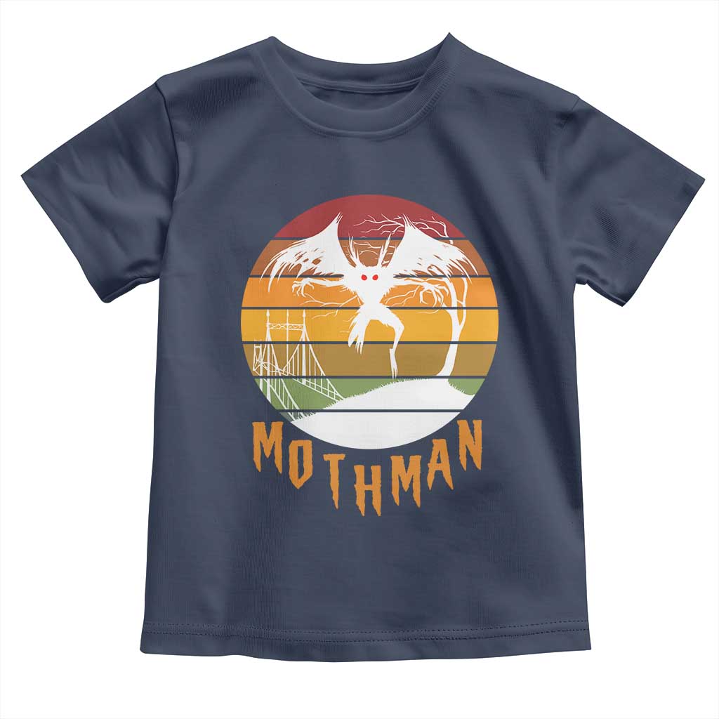 Mothman Toddler T Shirt Retro Vintage Cryptid Gothic Horror Gift - Wonder Print Shop