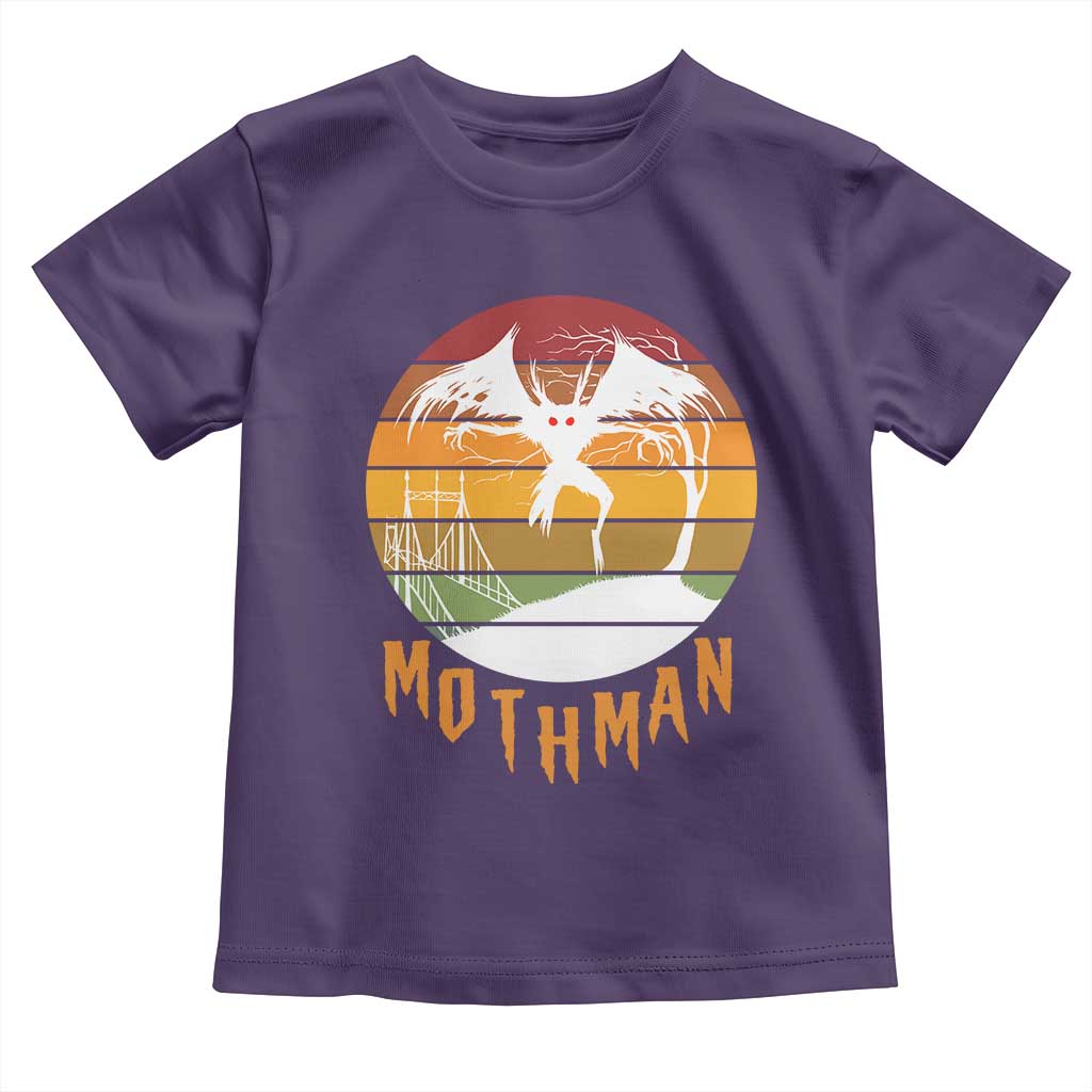 Mothman Toddler T Shirt Retro Vintage Cryptid Gothic Horror Gift - Wonder Print Shop