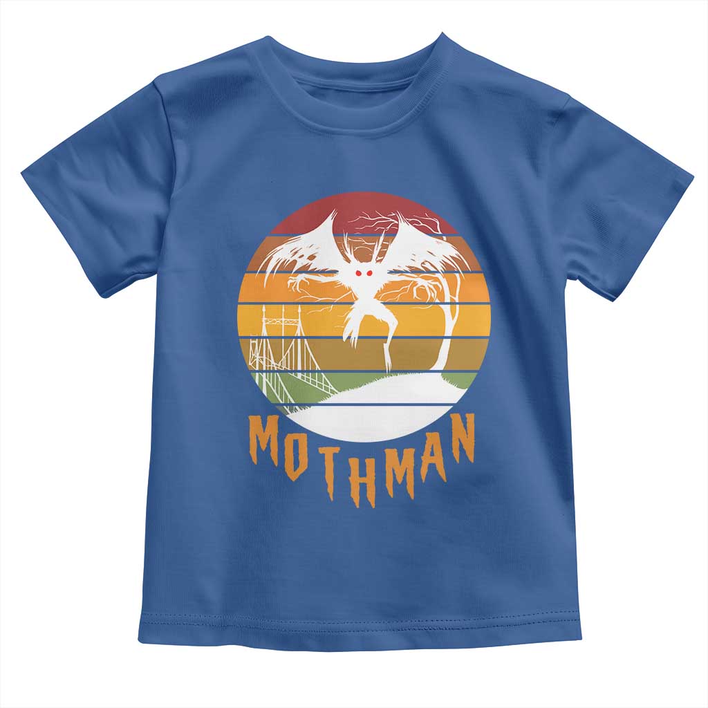 Mothman Toddler T Shirt Retro Vintage Cryptid Gothic Horror Gift - Wonder Print Shop