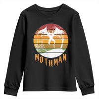 Mothman Youth Sweatshirt Retro Vintage Cryptid Gothic Horror Gift - Wonder Print Shop