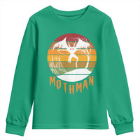 Mothman Youth Sweatshirt Retro Vintage Cryptid Gothic Horror Gift - Wonder Print Shop