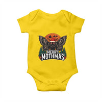 Mothman Baby Onesie Holiday Humor Merry Mothmas Cryptid Gift - Wonder Print Shop