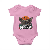 Mothman Baby Onesie Holiday Humor Merry Mothmas Cryptid Gift - Wonder Print Shop