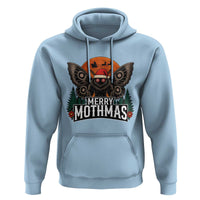 Mothman Hoodie Holiday Humor Merry Mothmas Cryptid Gift - Wonder Print Shop