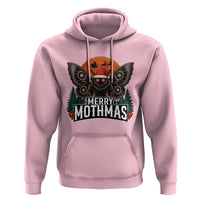 Mothman Hoodie Holiday Humor Merry Mothmas Cryptid Gift - Wonder Print Shop