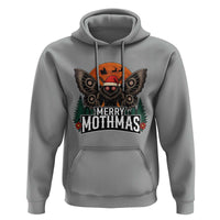 Mothman Hoodie Holiday Humor Merry Mothmas Cryptid Gift - Wonder Print Shop