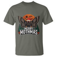 Mothman T Shirt Holiday Humor Merry Mothmas Cryptid Gift - Wonder Print Shop