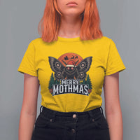 Mothman T Shirt For Women Holiday Humor Merry Mothmas Cryptid Gift - Wonder Print Shop