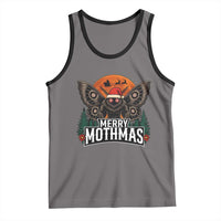 Mothman Tank Top Holiday Humor Merry Mothmas Cryptid Gift - Wonder Print Shop