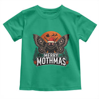 Mothman Toddler T Shirt Holiday Humor Merry Mothmas Cryptid Gift - Wonder Print Shop