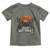Mothman Toddler T Shirt Holiday Humor Merry Mothmas Cryptid Gift - Wonder Print Shop