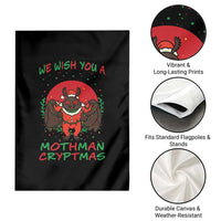 Mothman Christmas Garden Flag We Wish You A Mothman Cryptmas Funny Christmas Gift - Wonder Print Shop