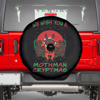 Mothman Christmas Spare Tire Cover We Wish You A Mothman Cryptmas Funny Christmas Gift - Wonder Print Shop