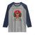 Mothman Christmas Raglan Shirt We Wish You A Mothman Cryptmas Funny Christmas Gift - Wonder Print Shop