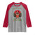 Mothman Christmas Raglan Shirt We Wish You A Mothman Cryptmas Funny Christmas Gift - Wonder Print Shop