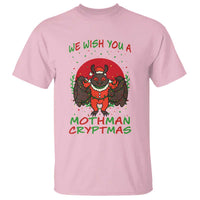 Mothman Christmas T Shirt We Wish You A Mothman Cryptmas Funny Christmas Gift - Wonder Print Shop