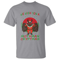 Mothman Christmas T Shirt We Wish You A Mothman Cryptmas Funny Christmas Gift - Wonder Print Shop