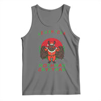 Mothman Christmas Tank Top We Wish You A Mothman Cryptmas Funny Christmas Gift - Wonder Print Shop