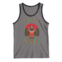 Mothman Christmas Tank Top We Wish You A Mothman Cryptmas Funny Christmas Gift - Wonder Print Shop