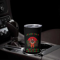 Mothman Christmas Tumbler Cup We Wish You A Mothman Cryptmas Funny Christmas Gift