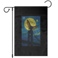 Mothman Starry Night Garden Flag Van Gogh Cryptid Gift - Wonder Print Shop