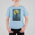 Mothman Starry Night T Shirt For Kid Van Gogh Cryptid Gift - Wonder Print Shop