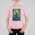 Mothman Starry Night T Shirt For Kid Van Gogh Cryptid Gift - Wonder Print Shop