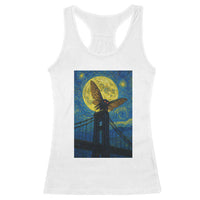 Mothman Starry Night Racerback Tank Top Van Gogh Cryptid Gift - Wonder Print Shop