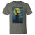 Mothman Starry Night T Shirt Van Gogh Cryptid Gift - Wonder Print Shop