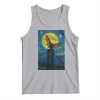 Mothman Starry Night Tank Top Van Gogh Cryptid Gift - Wonder Print Shop