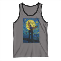 Mothman Starry Night Tank Top Van Gogh Cryptid Gift - Wonder Print Shop