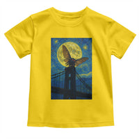 Mothman Starry Night Toddler T Shirt Van Gogh Cryptid Gift - Wonder Print Shop