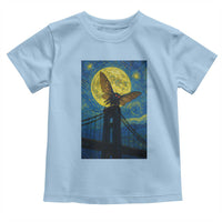 Mothman Starry Night Toddler T Shirt Van Gogh Cryptid Gift - Wonder Print Shop